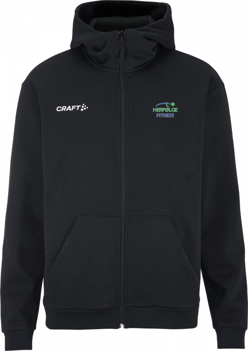 Craft - Hf Hoodie W. Zip Men - Black